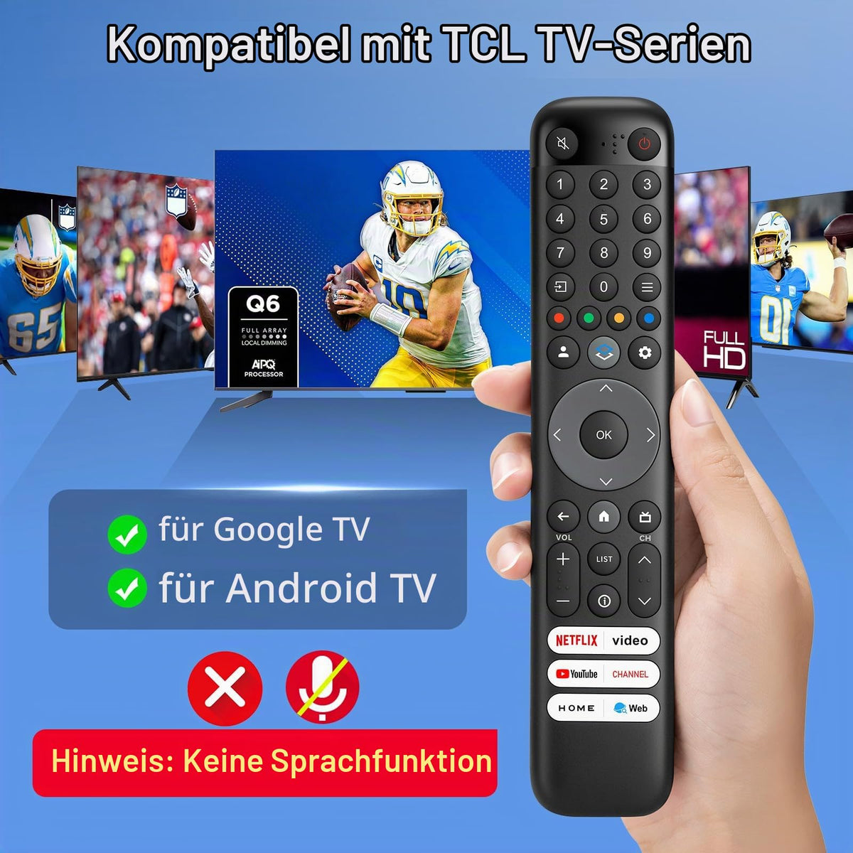 für Samsung Fernbedienung Fernseher, Universal für Samsung Smart TV