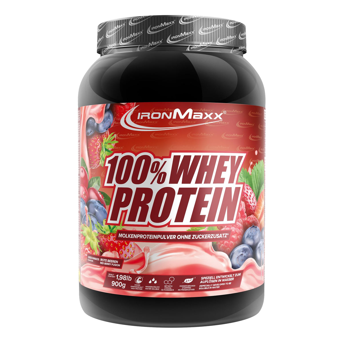 IronMaxx 100% Whey Protein Pulver – French Vanilla 500g Beutel | zuckerreduziertes, wasserlösliches Eiweißpulver aus Molkenprotein | viele verschiedene Geschmacksrichtungen