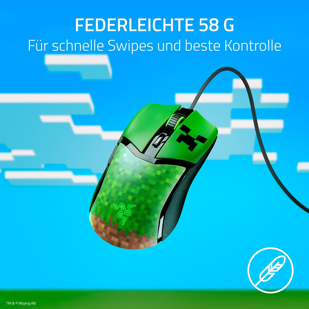 Razer Cobra Pro - kabellose Gaming-Maus mit RGB - Optischer Focus Pro Sensor mit 30K DPI (10 Anpassbare Tasten, HyperSpeed Wireless Polling 8K Hz, Bluetooth, Chroma-Beleuchtung mit 11 Zonen) Weiß