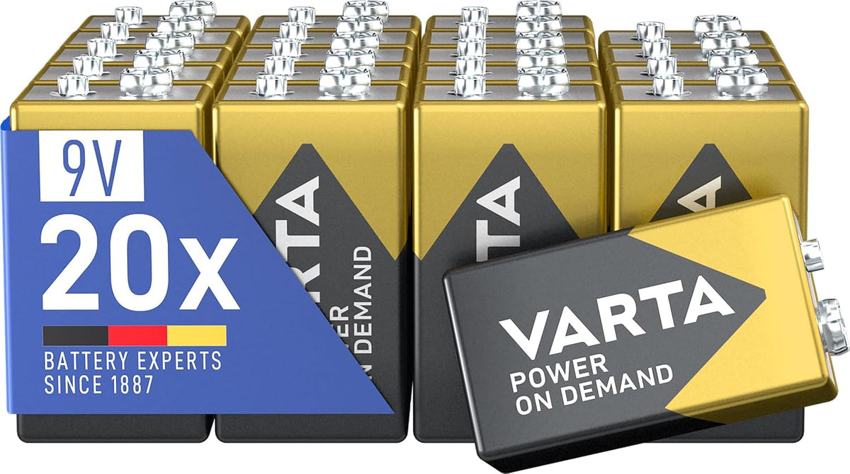 Varta Batterien AAA 100 Stück Power on Demand Alkaline 1,5 V Vorratspack