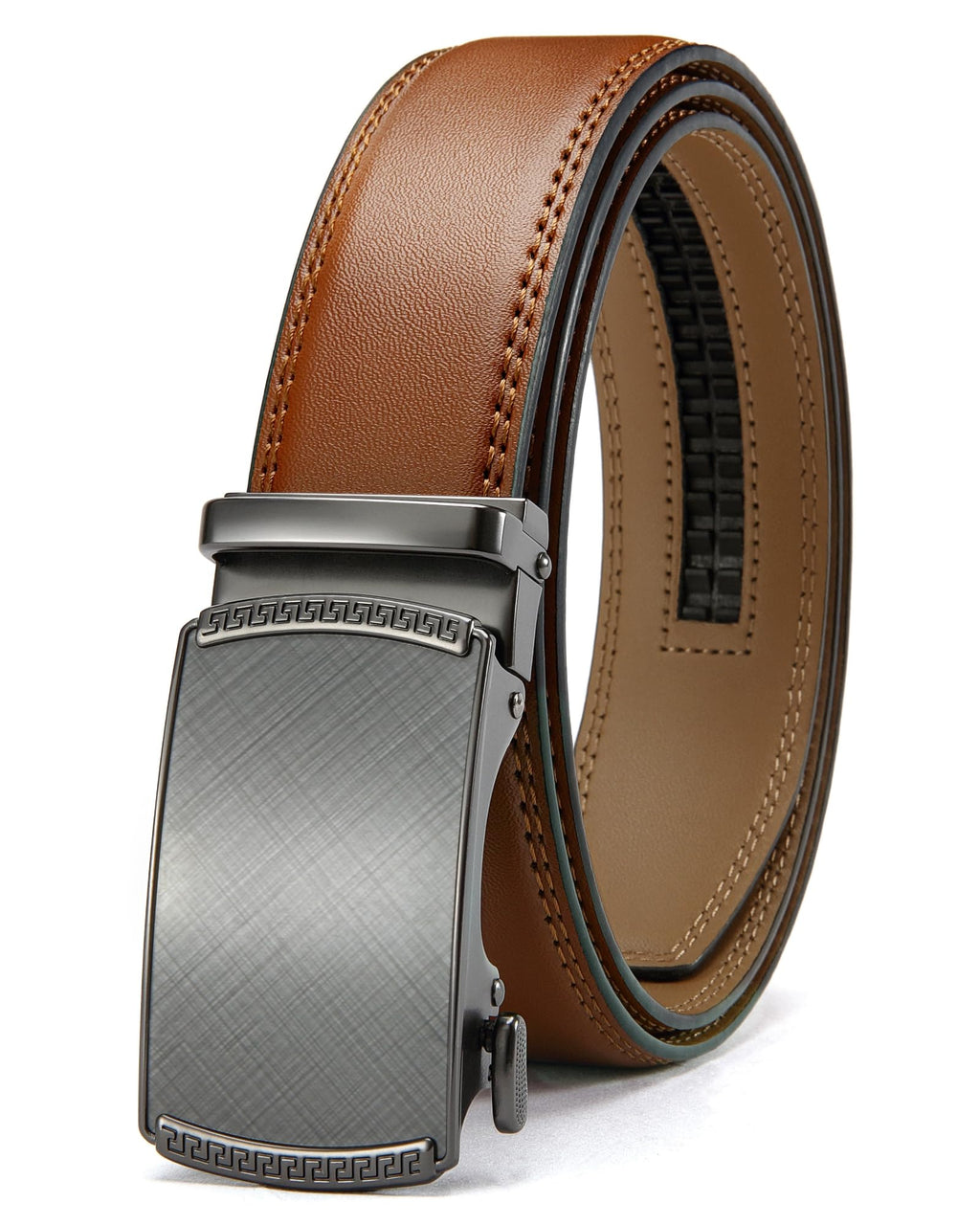 CHAOREN Gürtel Herren, Automatik Ledergürtel Herren 35mm ohne Löcher
