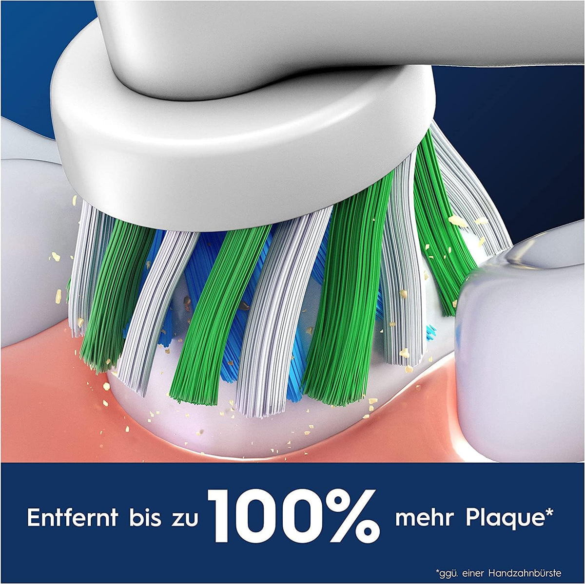 Oral-B Aufsteckbürsten PRO CrossAction, Weiß, 10 Stück