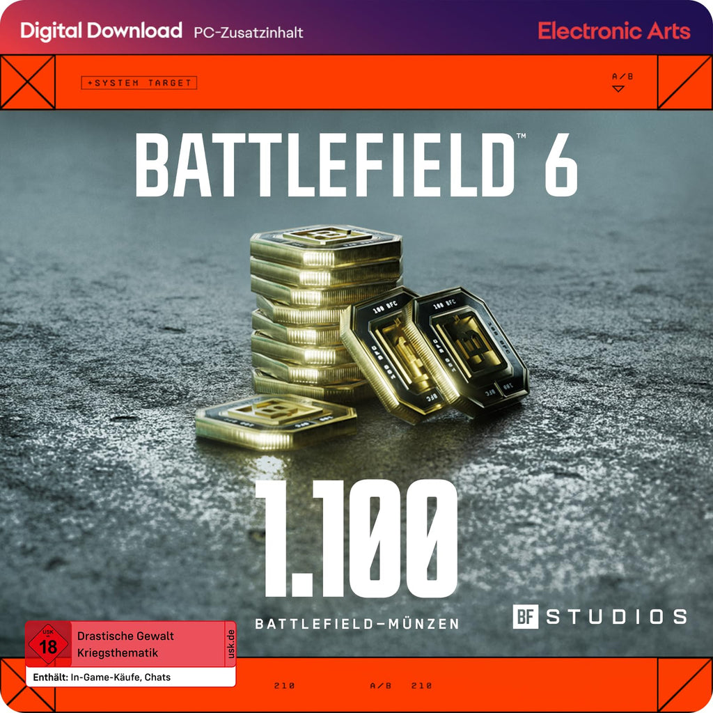 13.000 BF-Münzen | Battlefield 6 & REDSEC PCWin | Download Code EA App | Deutsch