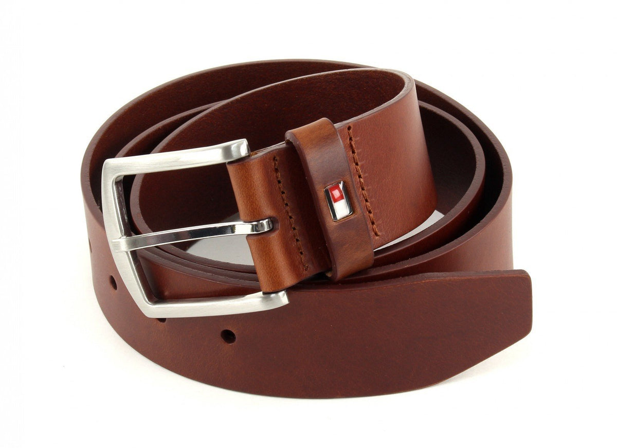 Tommy Hilfiger Herren-Gürtel New Denton Belt 4.0 Ledergürtel