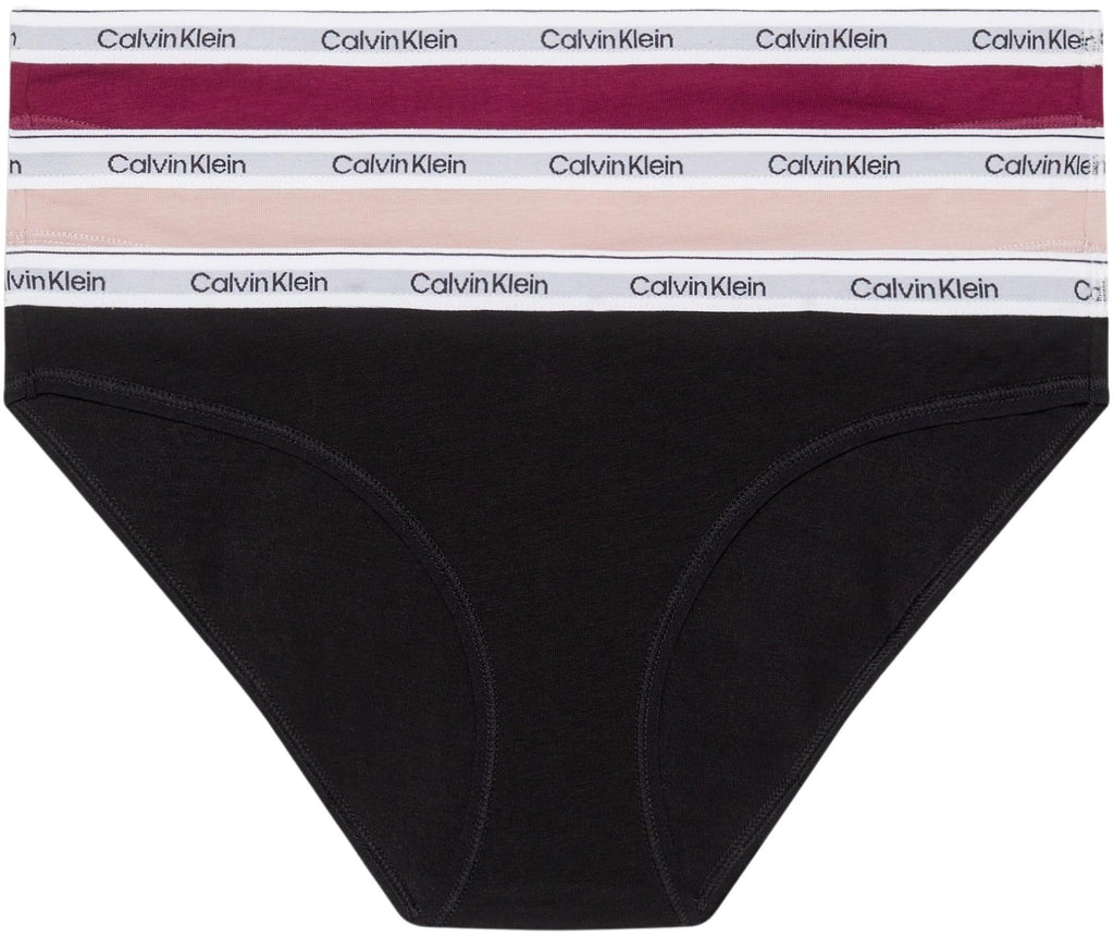 Calvin Klein Damen 3er-Pack Bikini-Slips aus Baumwoll-Stretch