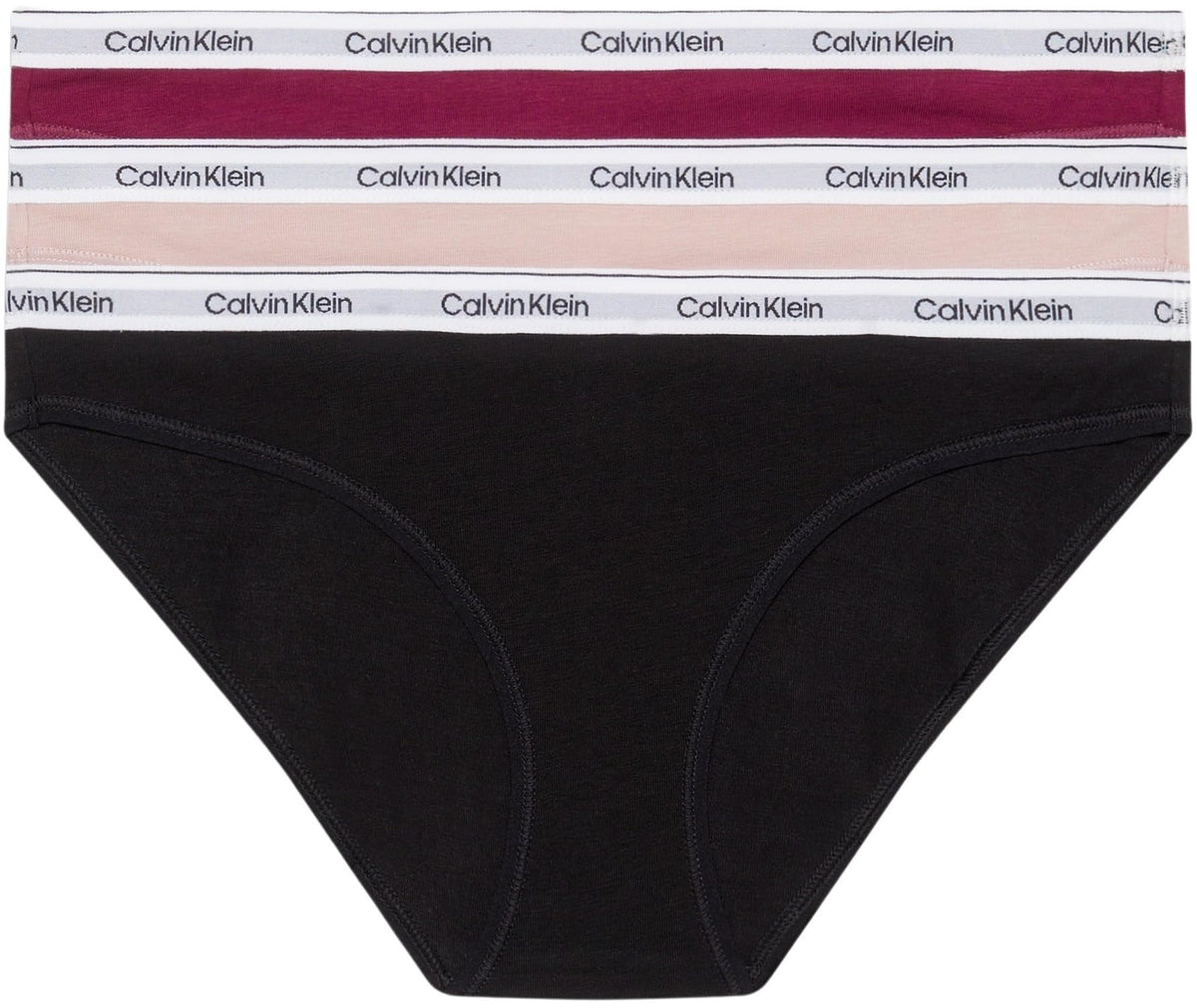 Calvin Klein Damen 3er-Pack Bikini-Slips aus Baumwoll-Stretch