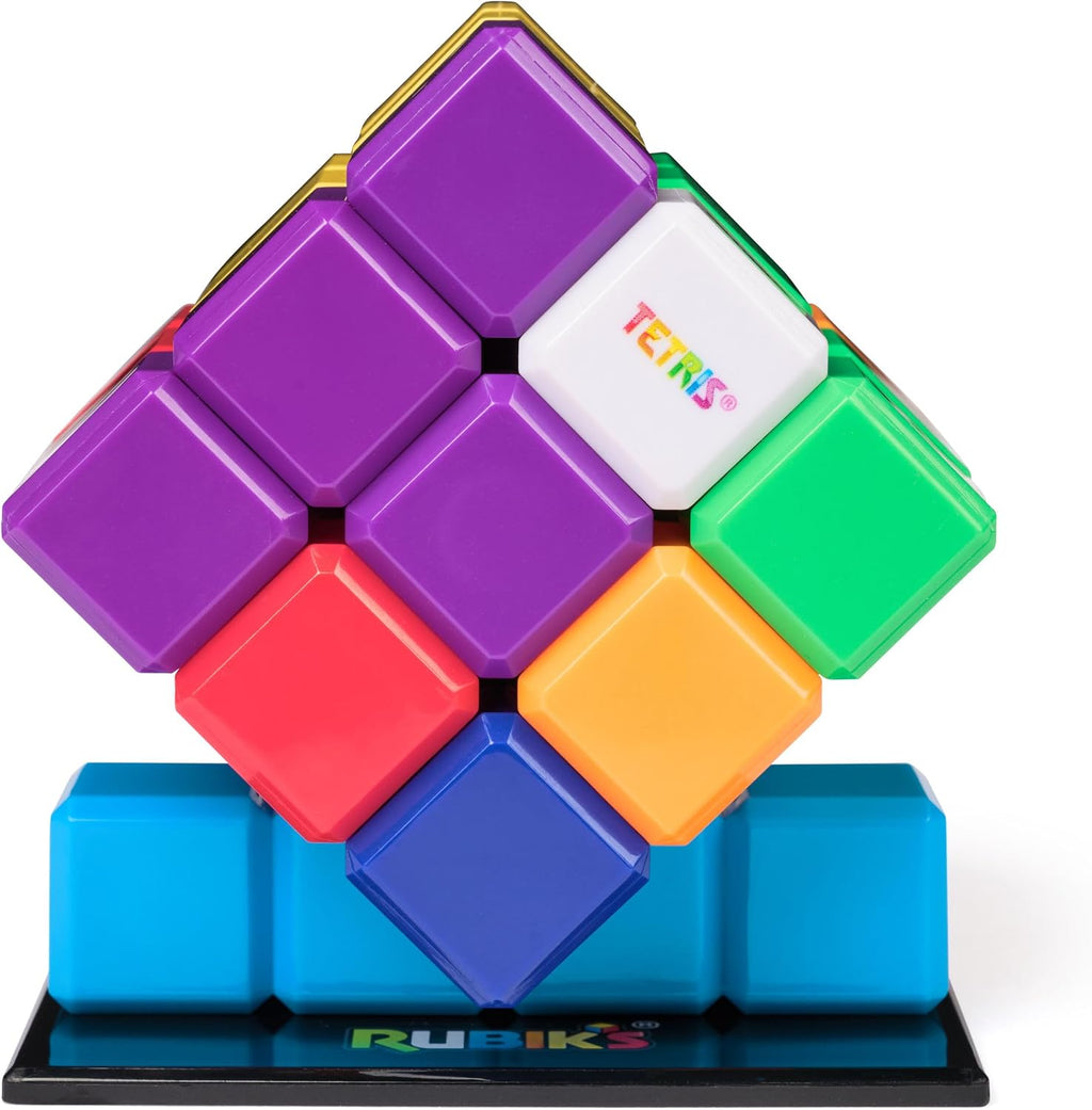 Rubik's Cube Tetris Edition 3x3 Cube Shapeshifting Puzzle Game Brain Teaser