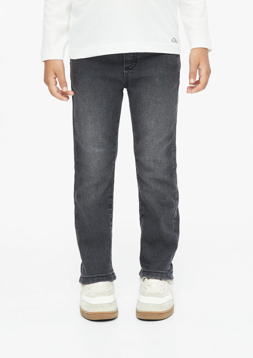 s.Oliver Junior Jungen Jeans-Hose – Straight Leg, Elastikbund