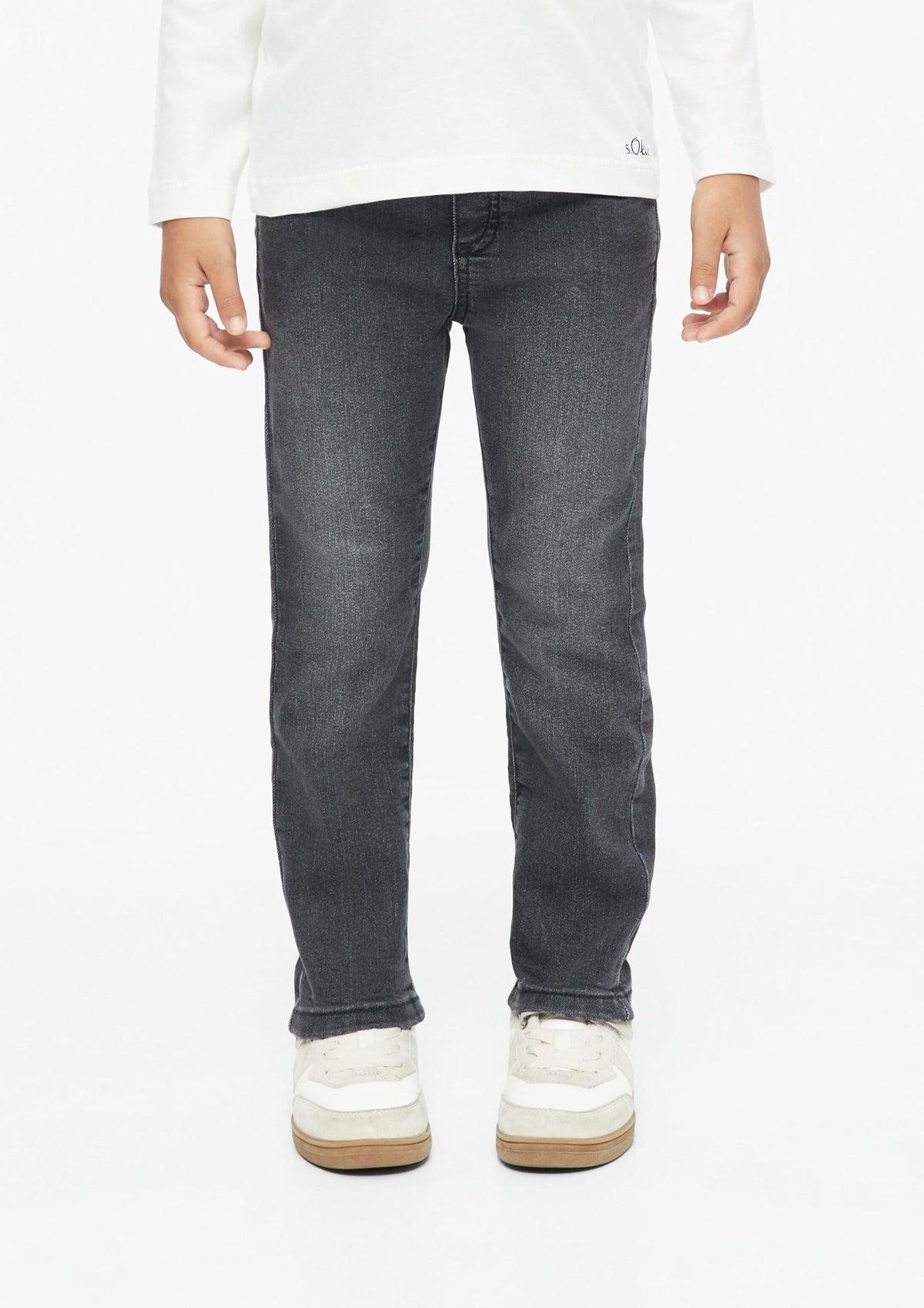 s.Oliver Junior Jungen Jeans-Hose – Straight Leg, Elastikbund