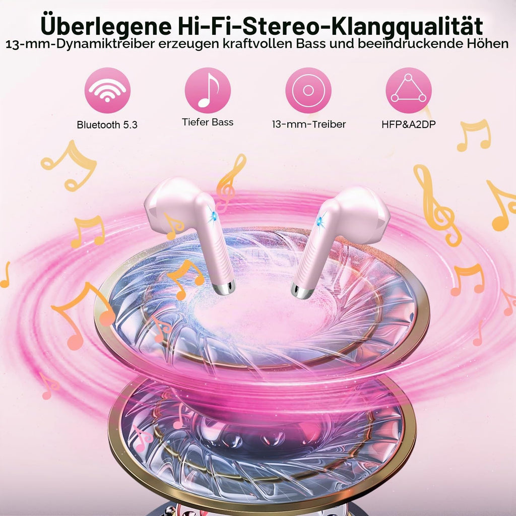 Drsaec Bluetooth Kopfhörer, In Ear Kopfhörer Kabellos Bluetooth 5.4