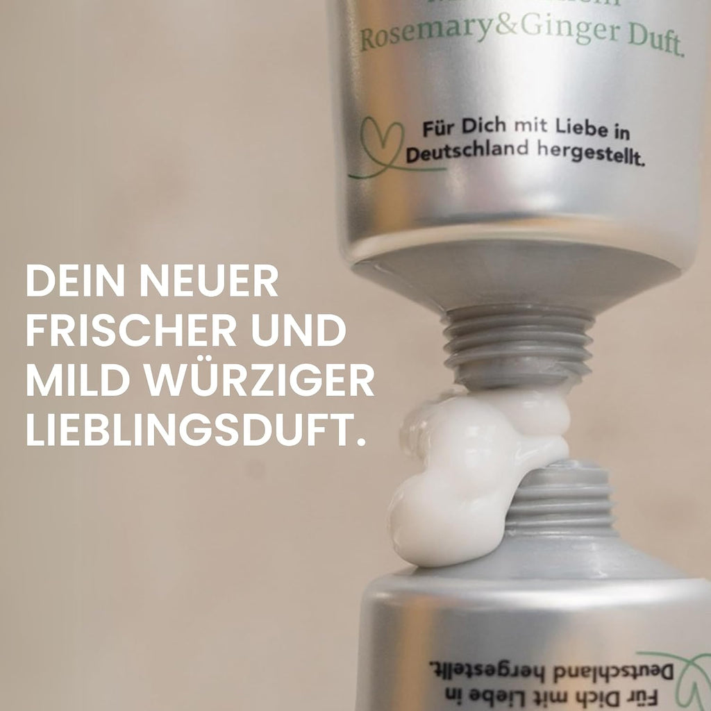 Jean & Len Sehr geile Handcreme Rosemary & Ginger, vegan, 6 x 75 ml