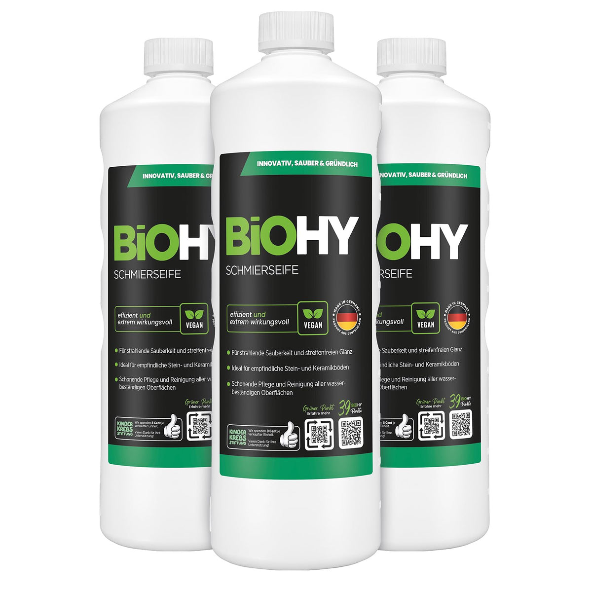 BiOHY Wischroboter Reiniger für Station mit Orangenduft (2 x 1 Liter)