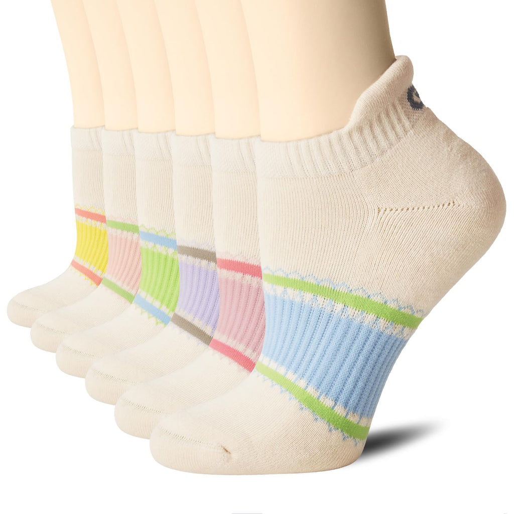 CS CELERSPORT 6 Paar kurze Sportsocken für Damen und Herren, Sneaker-Socken für Laufen und Sport mit Fersenlasche