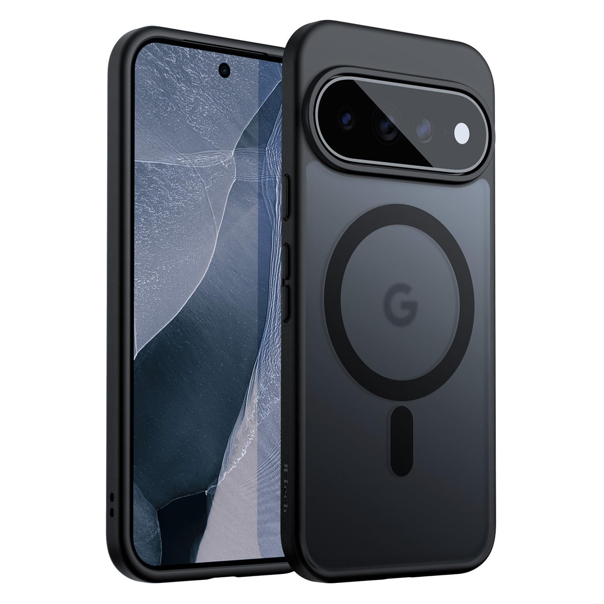 JETech Magnetische Hülle für Google Pixel 10/10 Pro, Obsidian