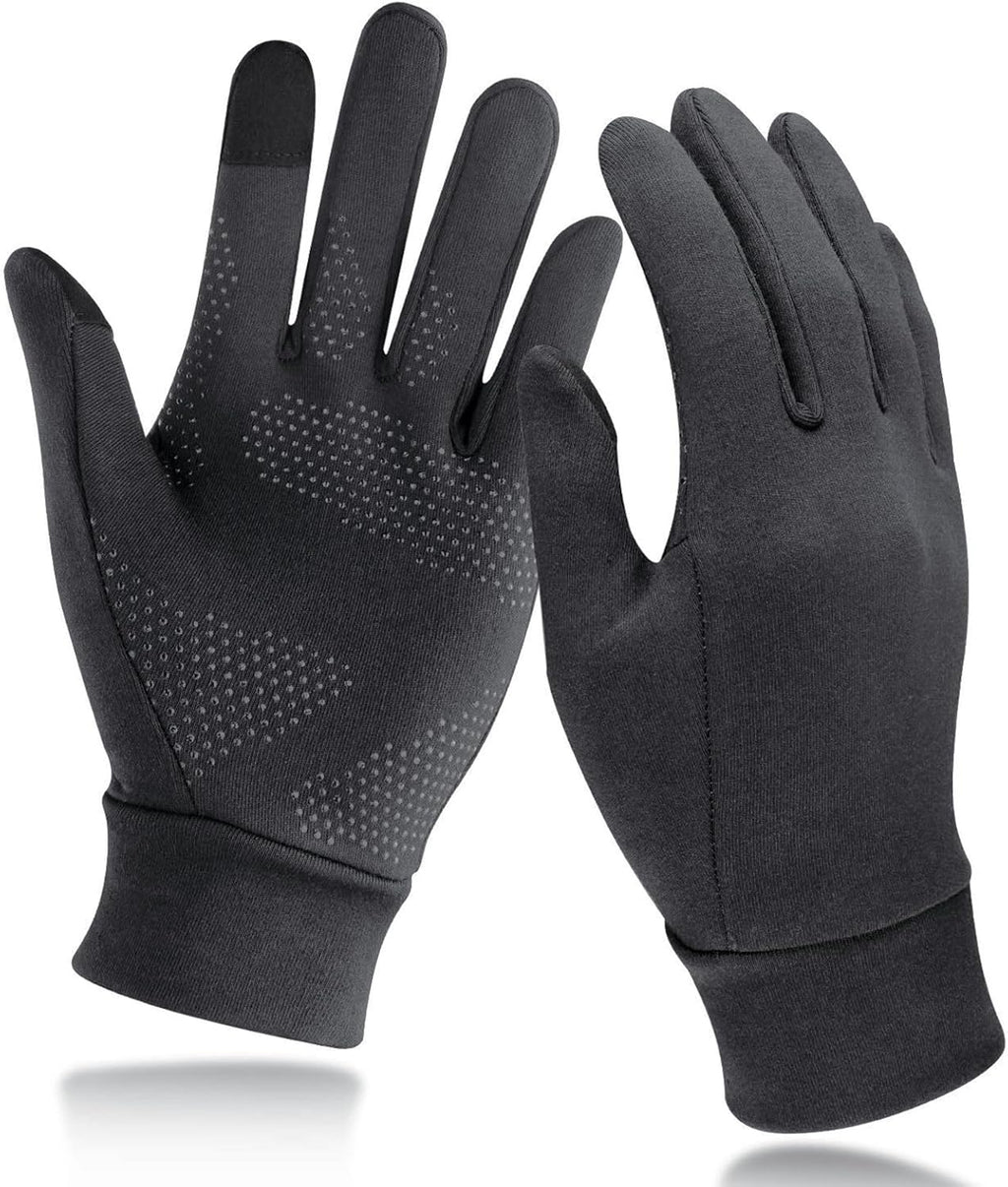 Unigear Touchscreen Handschuhe, Herren Damen Sporthandschuhe Handschuhfutter Outdoor Laufhandschuhe Warme Winddichte Winterhandschuhe Anti-Rutsch Full Finger für Laufen, Fahren, Radfahren, Wandern