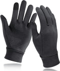 Unigear Touchscreen Handschuhe, Herren Damen Sporthandschuhe Handschuhfutter Outdoor Laufhandschuhe Warme Winddichte Winterhandschuhe Anti-Rutsch Full Finger für Laufen, Fahren, Radfahren, Wandern