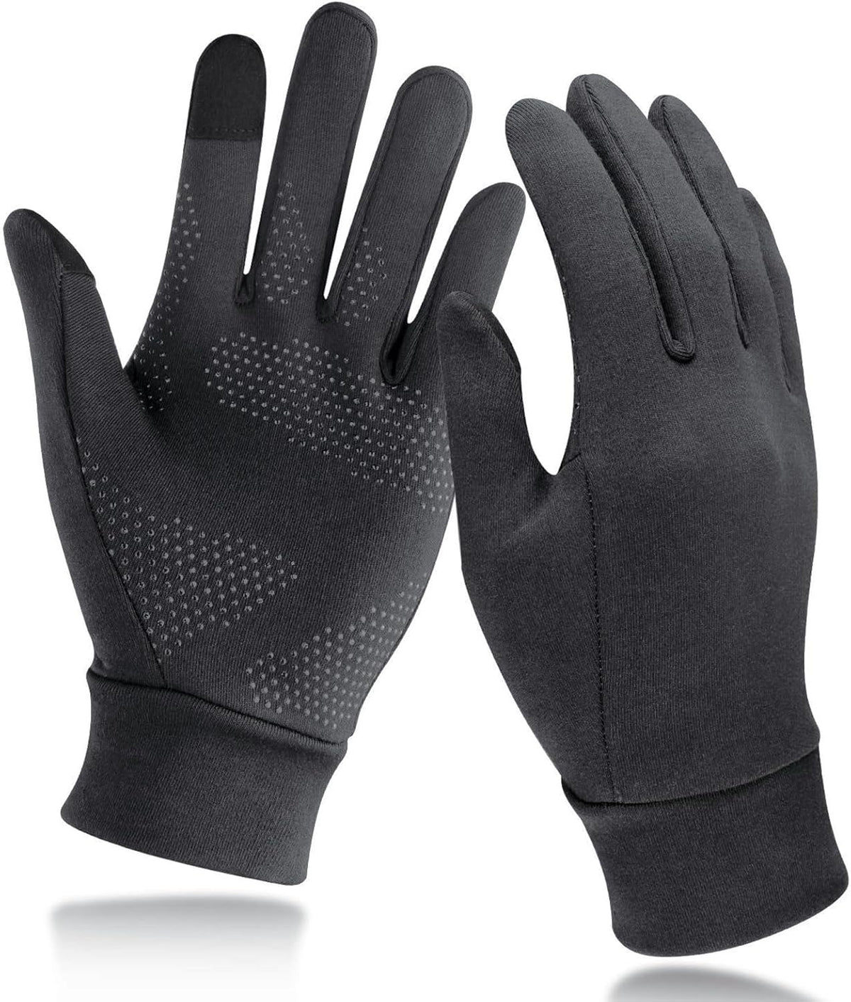 Unigear Touchscreen Handschuhe, Herren Damen Sporthandschuhe Handschuhfutter Outdoor Laufhandschuhe Warme Winddichte Winterhandschuhe Anti-Rutsch Full Finger für Laufen, Fahren, Radfahren, Wandern