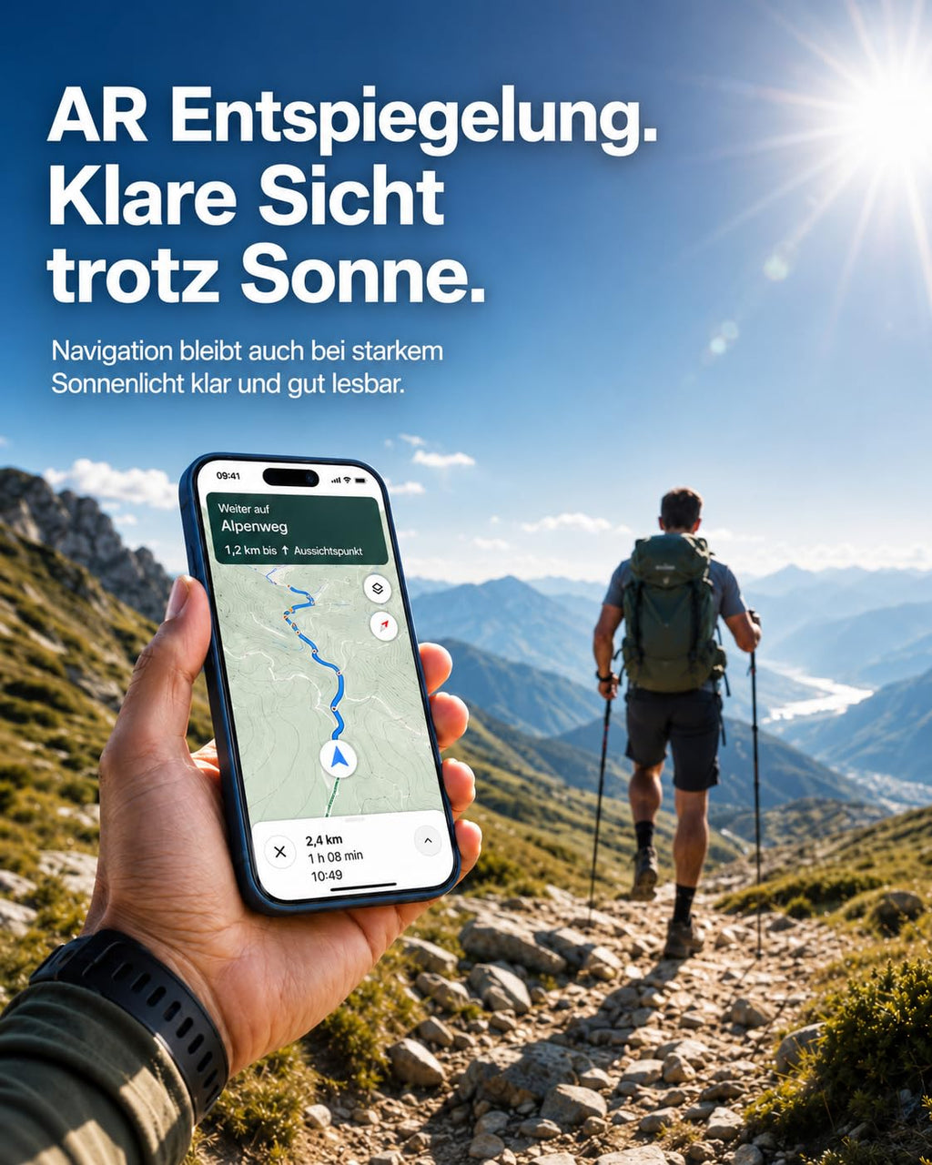 TORRAS für iPhone 18 Pro für Panzerglas TOP 9H+, Auto-Montage, 2 Stück
