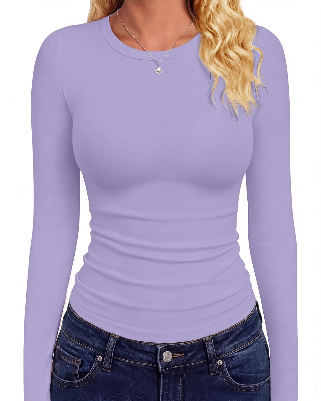 GAYHAY Long Sleeve Shirts for Women Tops Fitted Clothes Fall Fashion 2026
