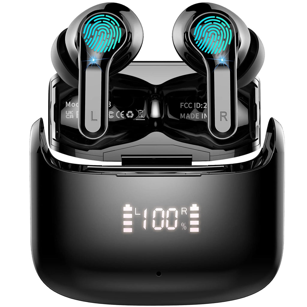 2026 Kopfhörer Kabellos Bluetooth 5.4 Kopfhörer, 6D-Stereo Ohrhörer in Ear