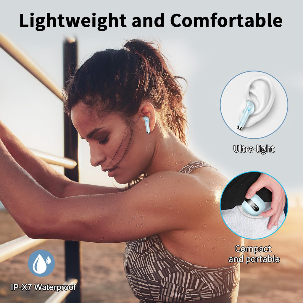Drsaec Bluetooth Kopfhörer, In Ear Kopfhörer Kabellos Bluetooth 5.4