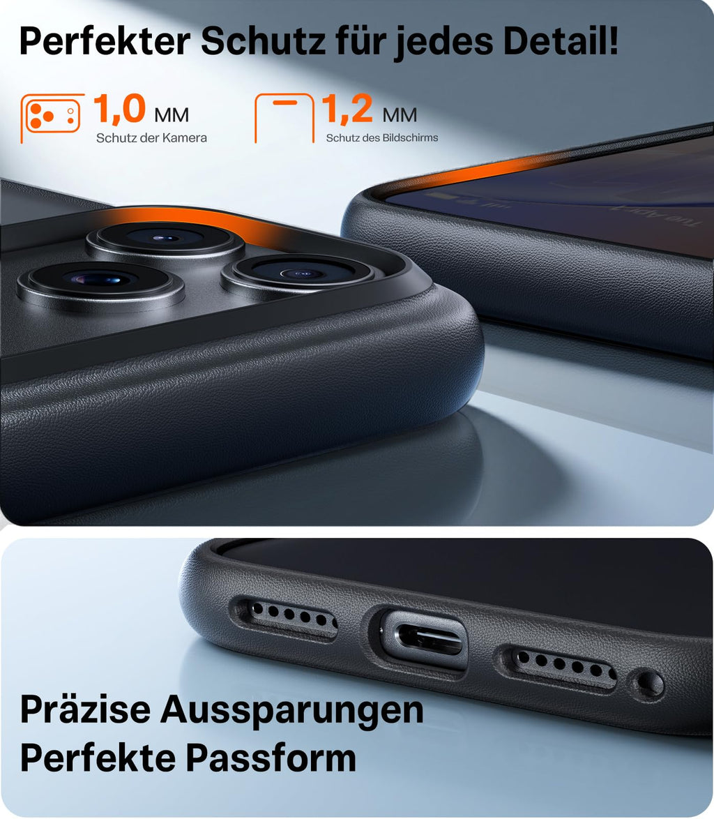 TORRAS für iPhone 18 Pro Hülle iPhone 17 Pro Hülle,Militärschut,Transparent