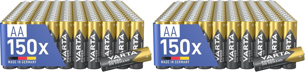 Varta Batterien AAA 100 Stück Power on Demand Alkaline 1,5 V Vorratspack