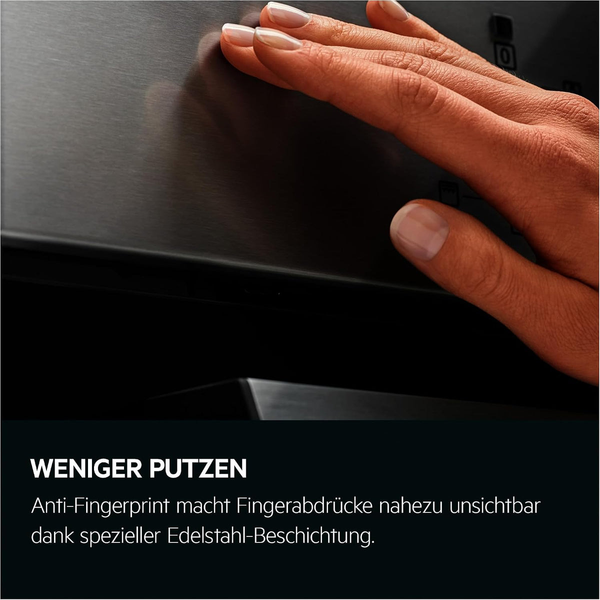 AEG Einbaubackofen, Serie 5 Ringheißluft: Gleichmäßige Garergebnisse auf 3 Ebenen, Pyrolyse Selbstreinigung, 45 Automatikprogramme, LED-Touchdisplay, Schnellaufheizung, Edelstahl, OU5PB40WSM