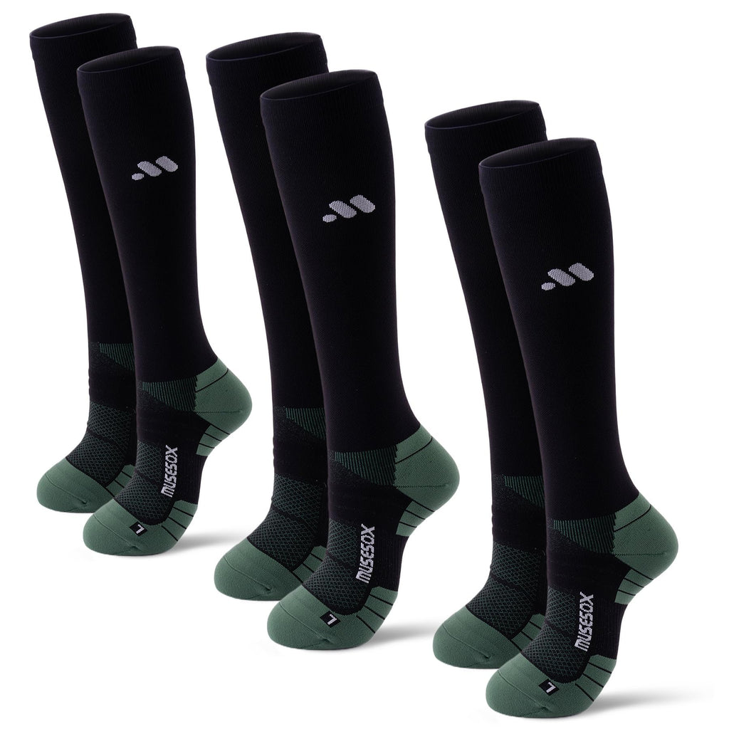 Compression Socks for Women and Men,15-20 mmHg Support(3 Pairs)
