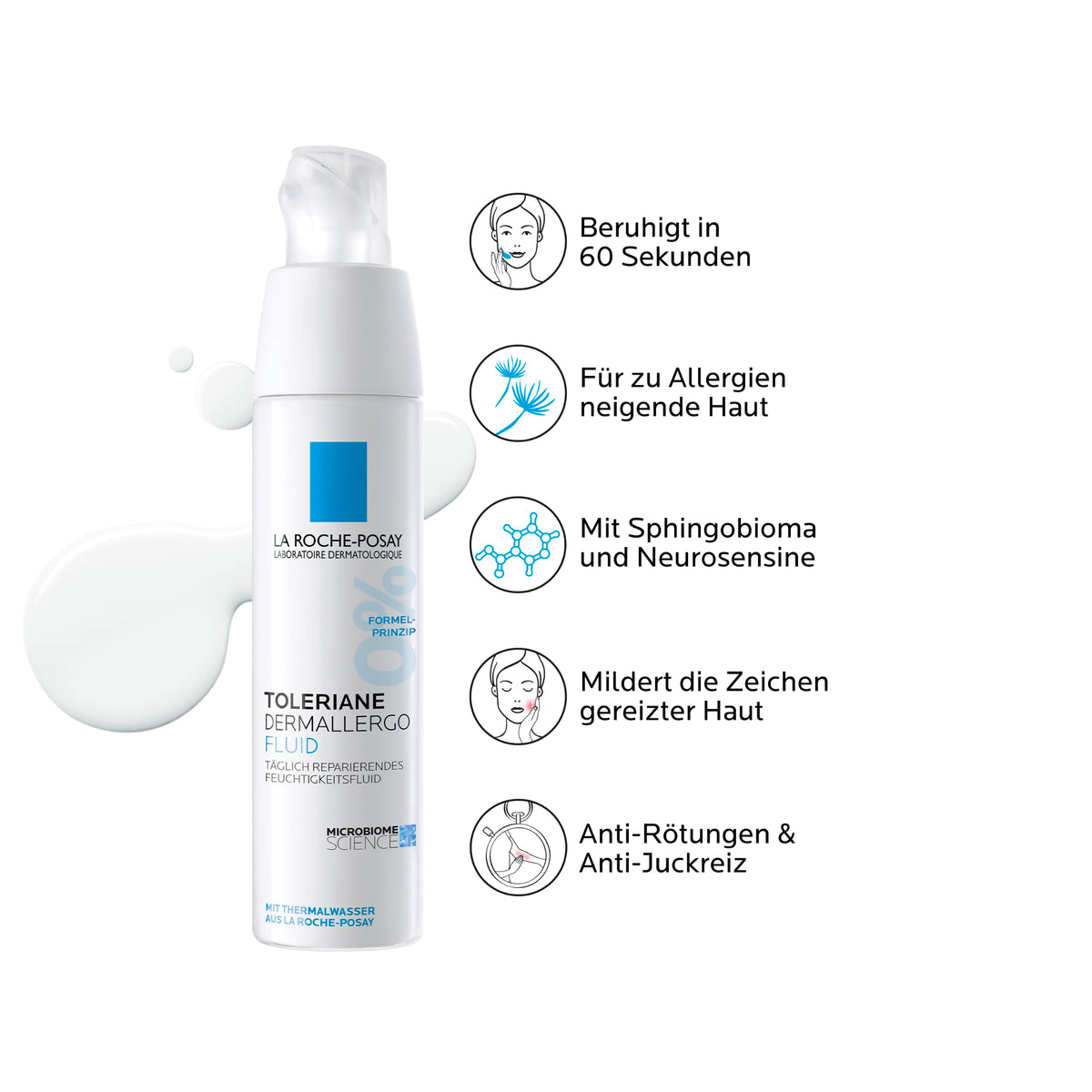 La Roche-Posay Toleriane Dermallergo beruhigende Creme, Gesicht, 40 ml