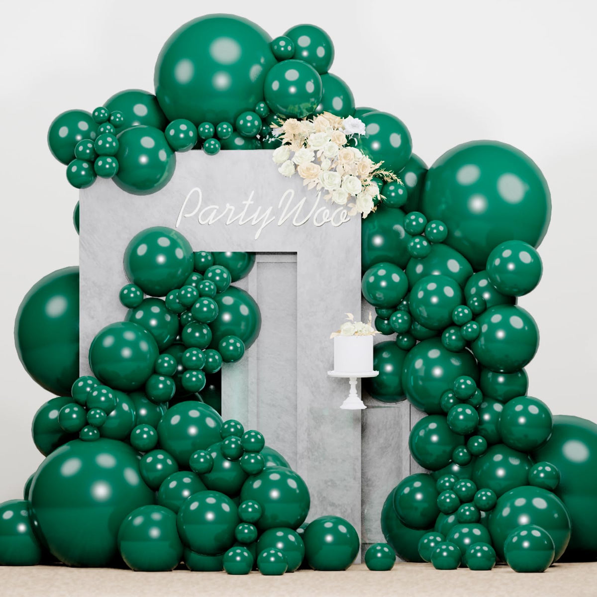 PartyWoo Black Balloons 140pcs Different Sizes of 18 12 10 5 Inch