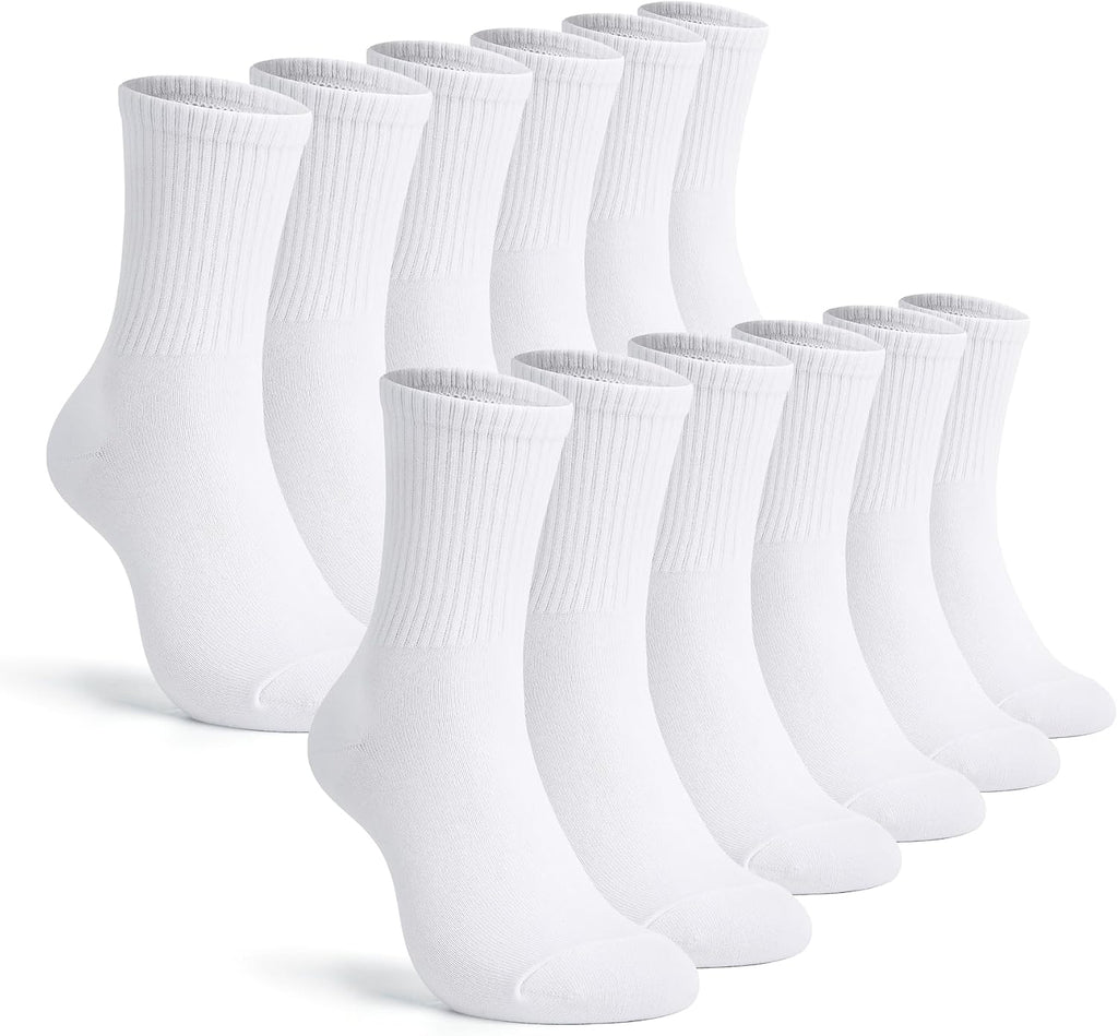 Chaussettes Homme Femme Coton Sport Tennis Course Golf (Lot de 6/12)