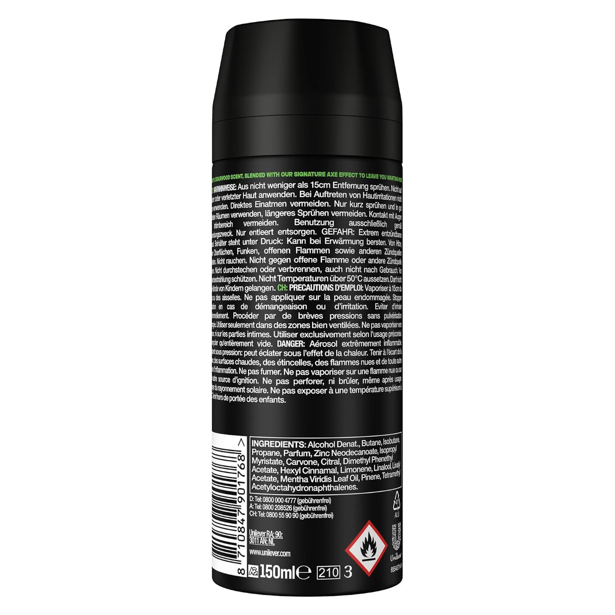Axe Alaska Bodyspray 250 ML