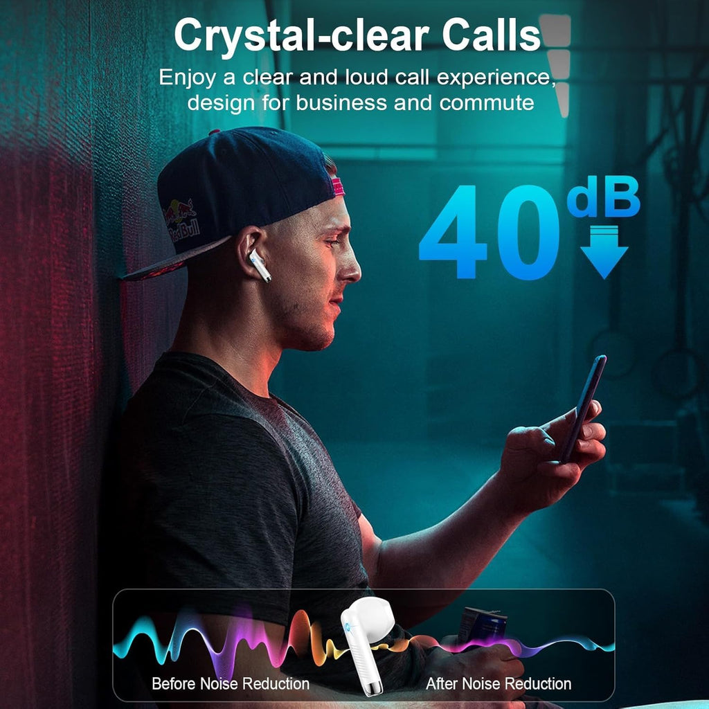 Drsaec Bluetooth Kopfhörer, In Ear Kopfhörer Kabellos Bluetooth 5.4