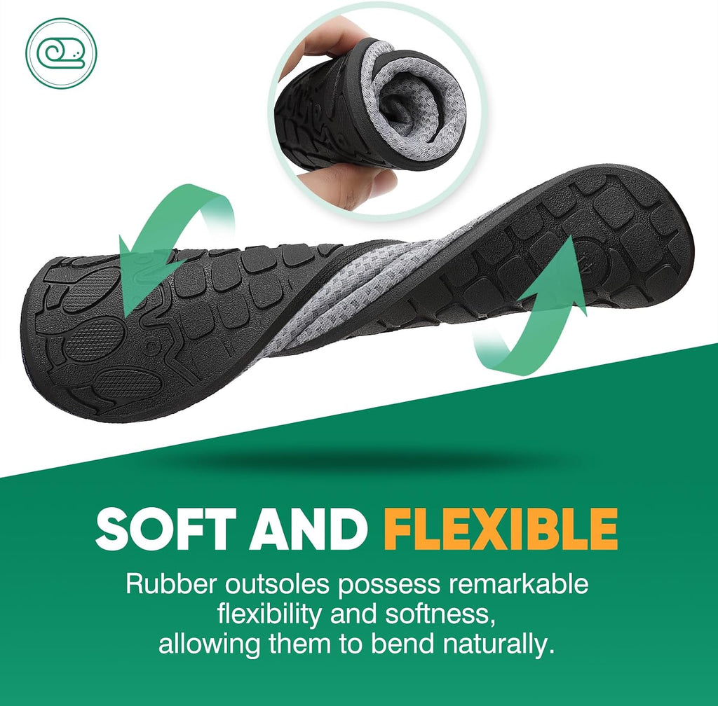 Water Shoes for Women Men Quick-Dry Beach Swim Socks with Non-Slip Sole
