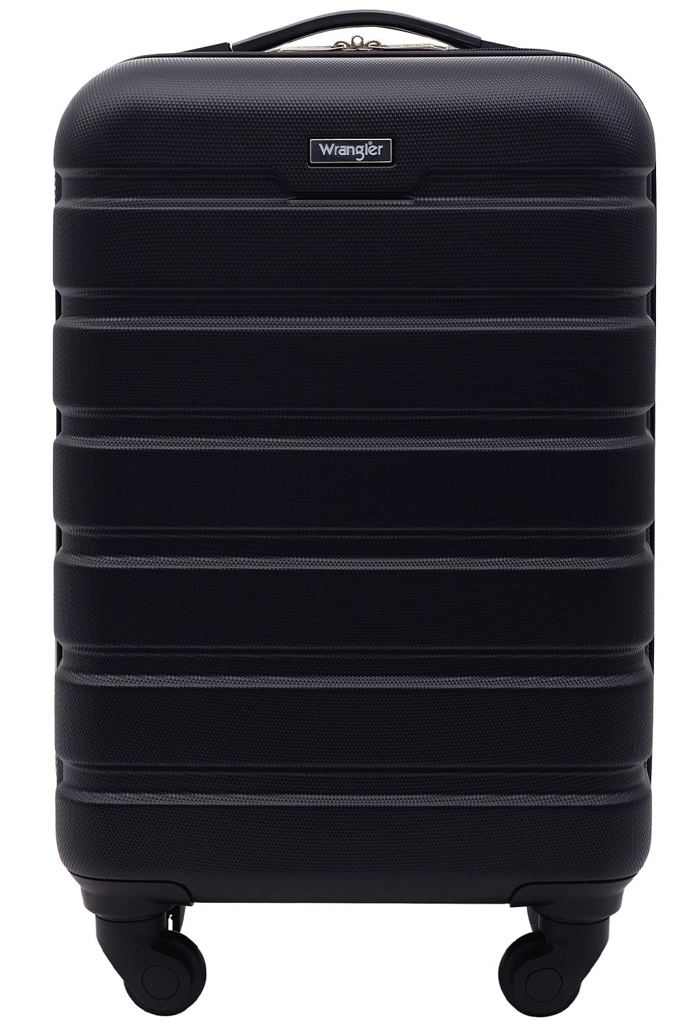 Wrangler 22" Hardside Spinner Carry-On Luggage, Charcoal