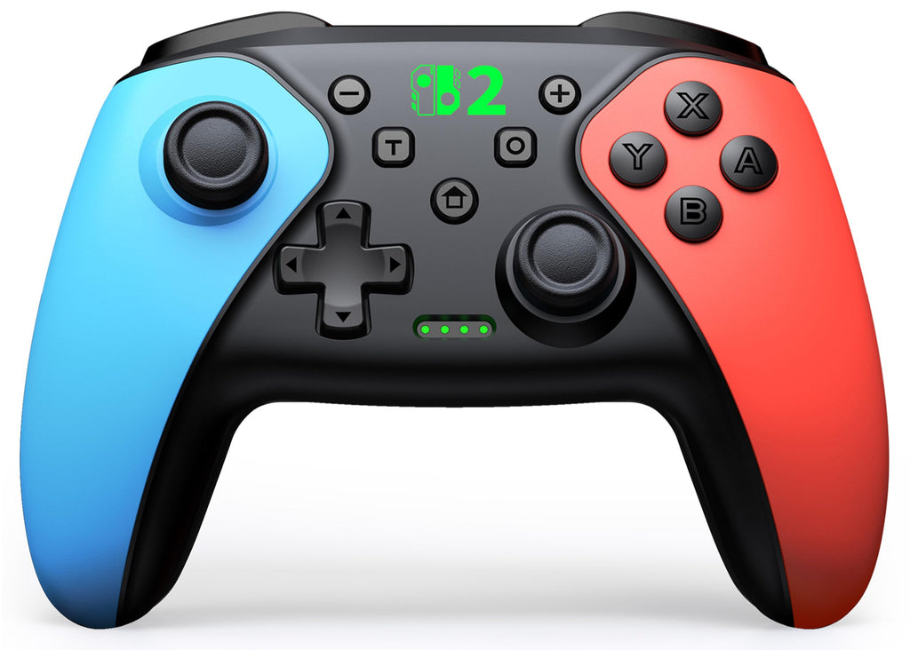 HELLCOOL Switch Controller, Kabellos Switch Pro Controller für Switch/Lite/OLED Konsole, Macro/Turbo/Aufwachfunktion, Präzise Steuerung, Dual Motors Vibration, 15 Std Spieldauer