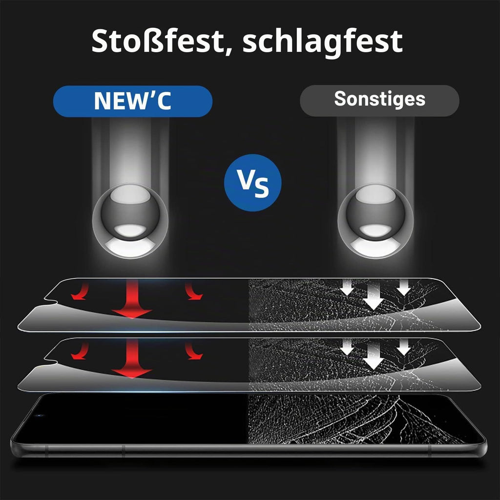 NEW'C Schutzfolie für Samsung Galaxy A35 5G für Panzerglas
