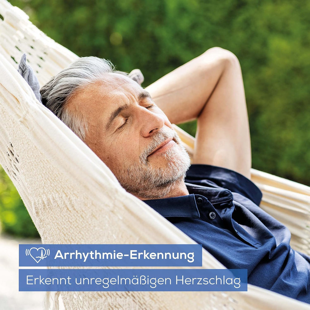 Beurer BM 27 Oberarm-Blutdruckmessgerät mit Manschettensitzkontrolle, klinisch validiert, Manschette für 22-42 cm, Risikoindikator, Arrhythmie-Erkennung, Datenübertragung zu Apple Health und co.