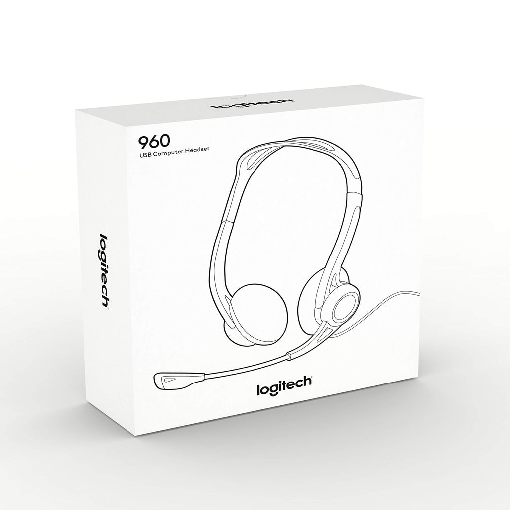 Logitech 960 Kopfhörer mit Mikrofon