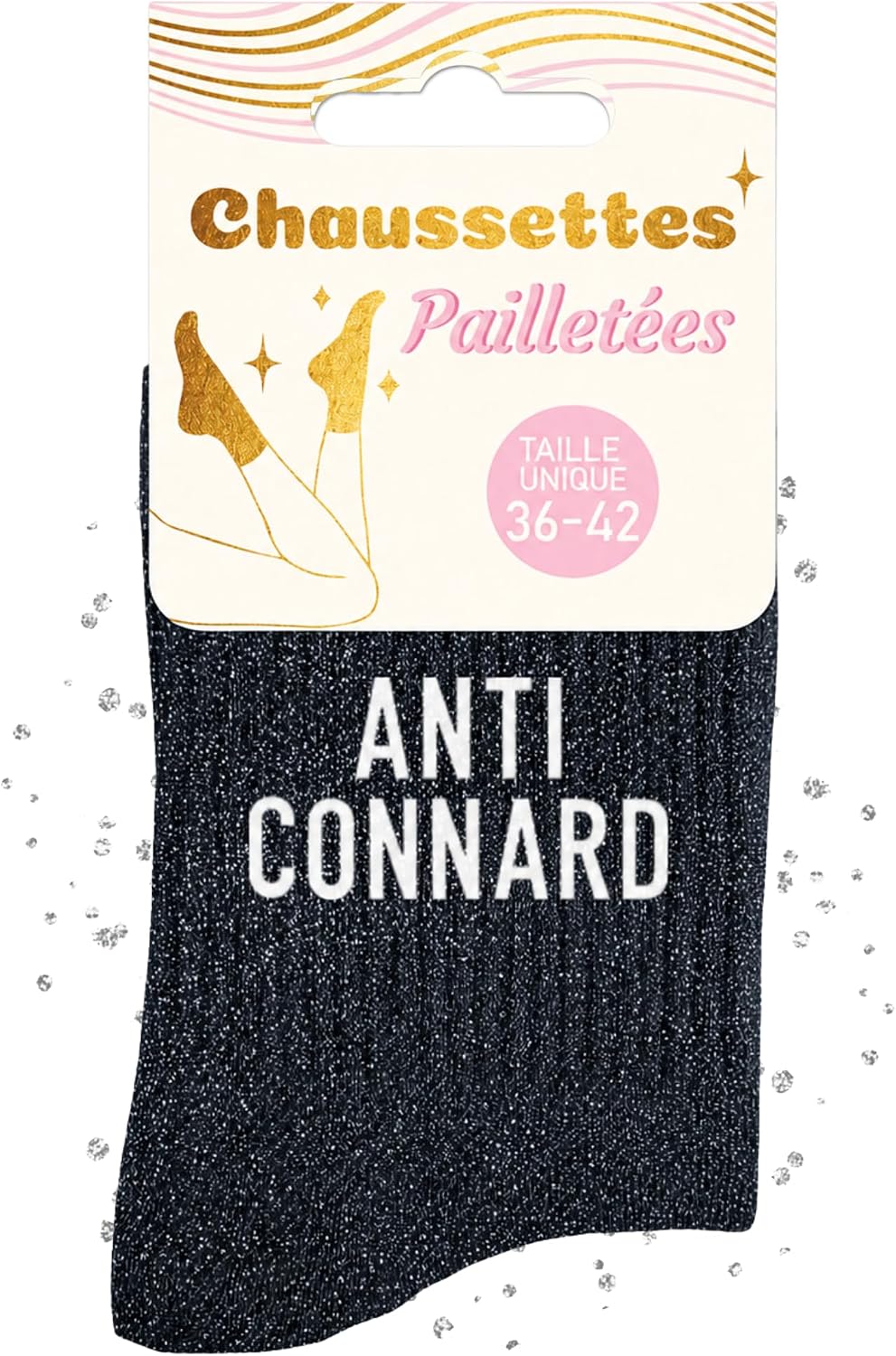 MASSA Chaussettes Paillettes - Taille Unique - Parfaite