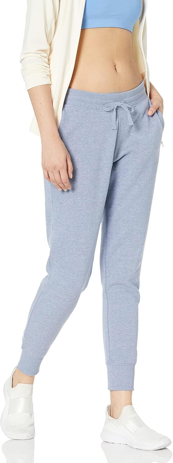 Amazon Essentials Women's Cotton Fleece Jogger Sweatpants with Drawstring (Available in Plus Size)