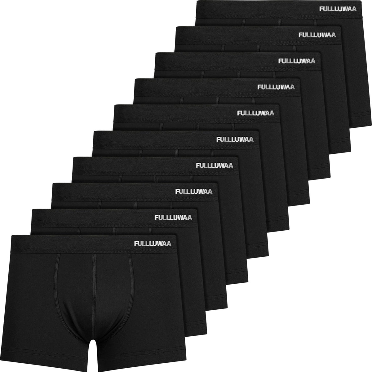 Fullluwaa Boxershorts Herren 10er Pack Baumwolle Ohne Kratzenden Zettel