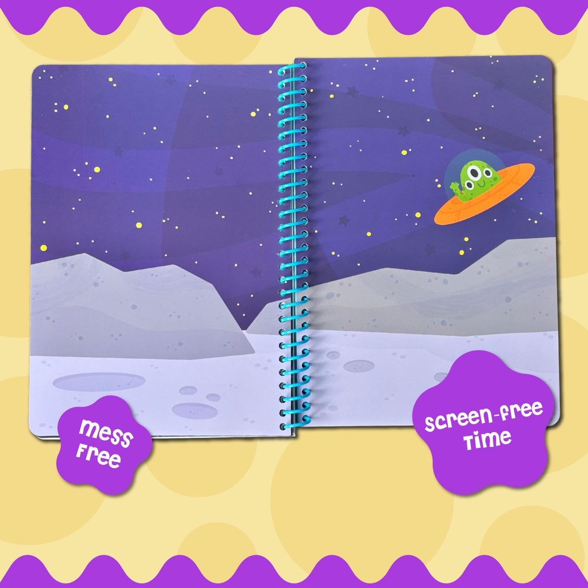 Stick4Ever Jelly Sticker Book® - for Kids - Waterproof, Easy to Clean Reusable Sticker Book for Toddlers- Reusable Road Trip Activities for Kids - Stocking Stuffers for Toddlers (Farm)