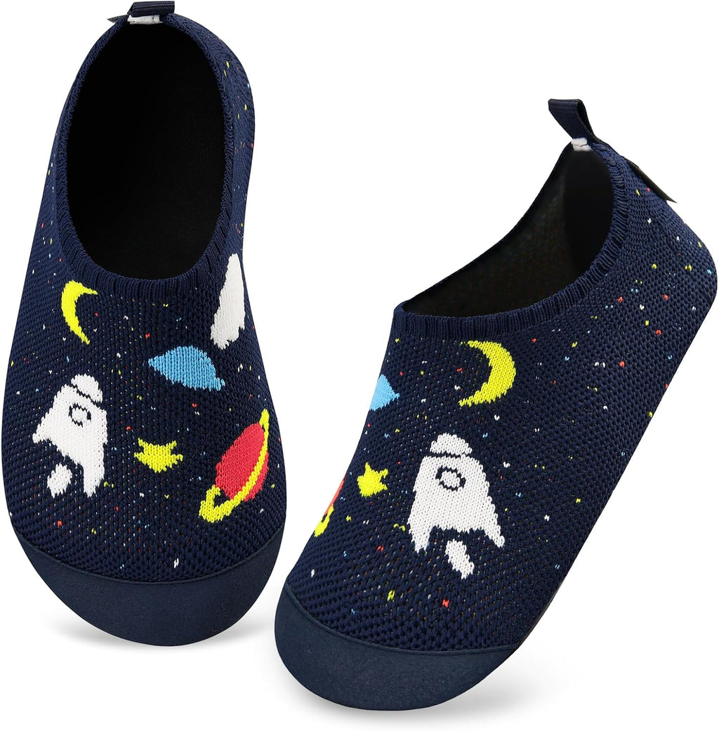 Kyopp Hausschuhe Kinder Mädchen Barfussschuhe Kindergarten Slippers Jungen