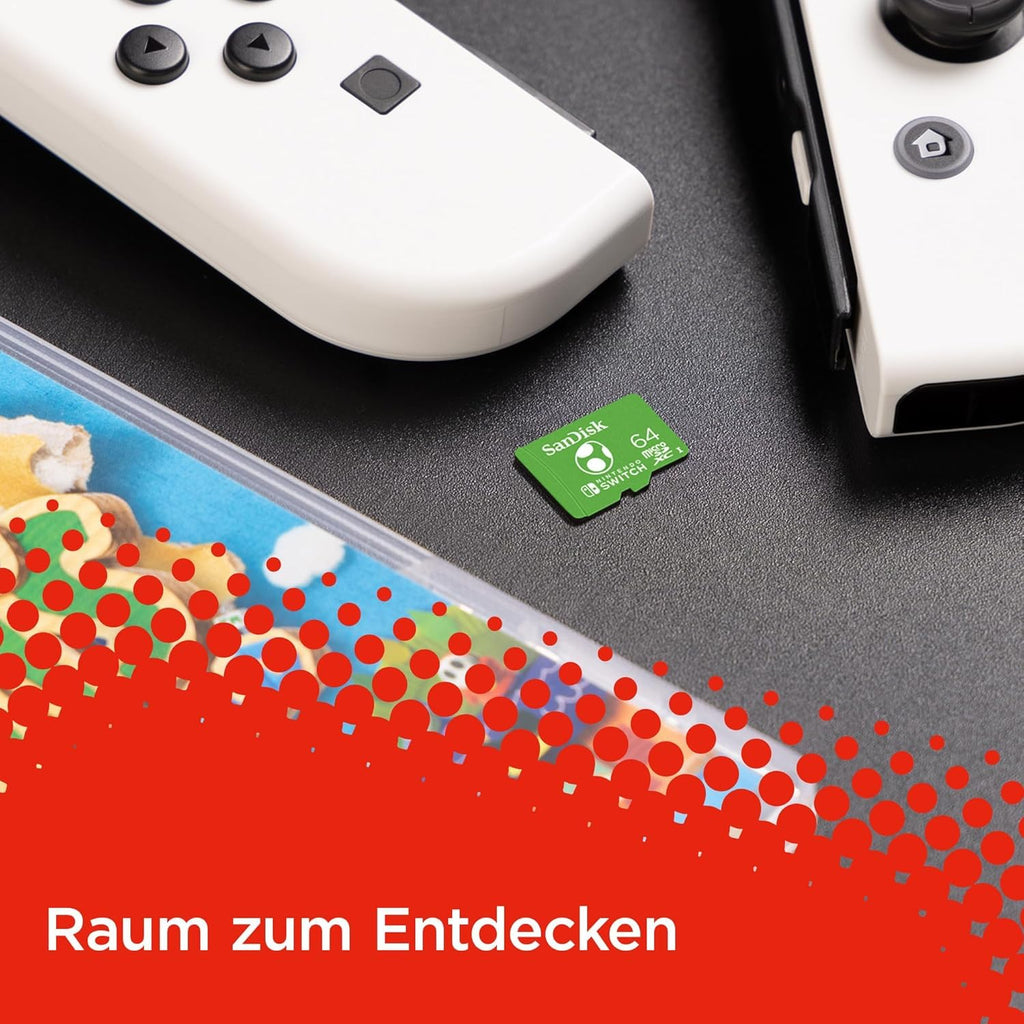 SANDISK 128GB microSD Karte, Super Mario Super Mushroom Edition