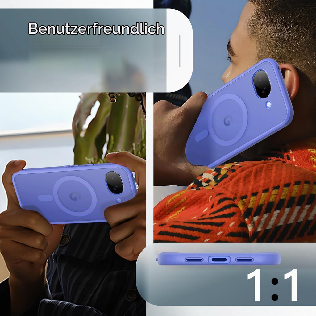 JETech Magnetische Hülle für Google Pixel 10/10 Pro, Obsidian