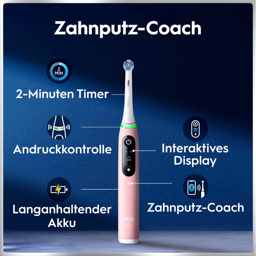 Oral-B iO Series 6 Elektrische Zahnbürste, Weiß