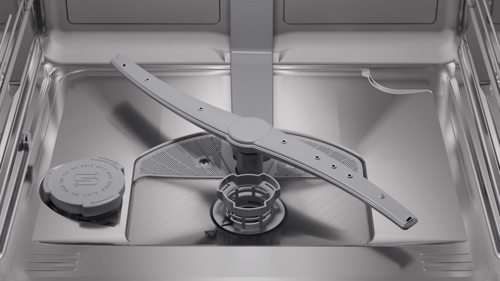 Bosch SMU4EVS08E, Serie 4, Smarter Unterbau-Geschirrspüler 60 cm, Besteckschublade, Spülmaschine mit Programmassistent, besonders Leise, höhenverstellbarer Oberkorb, Automatische Türöffnung, Edelstahl