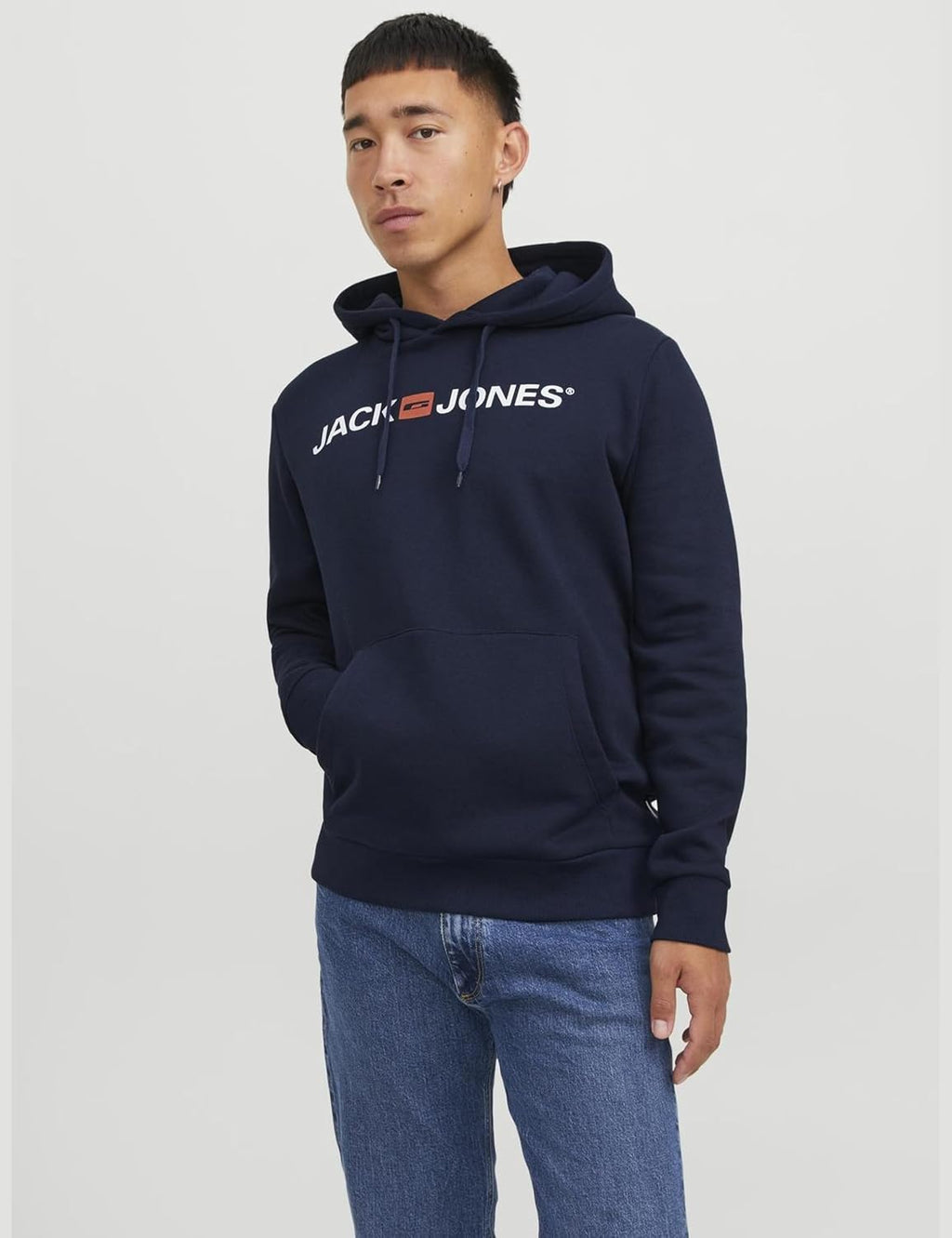 JACK & JONES Herren Kapuzenpullover mit Logo